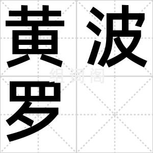 黄波罗