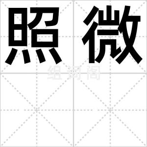 照微