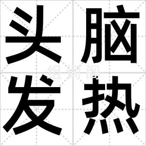 头脑发热