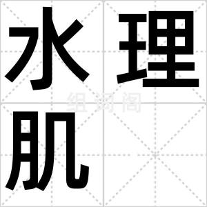 水理肌