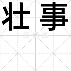 壮事
