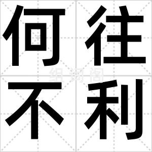 何往不利