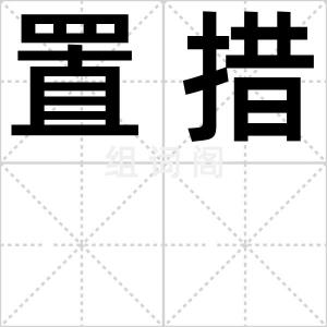 置措