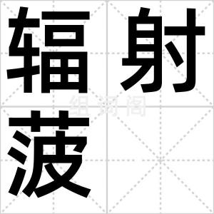 辐射菠
