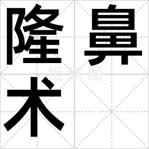 隆鼻术