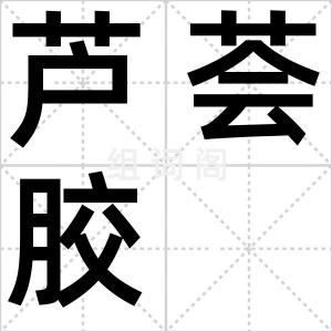 芦荟胶