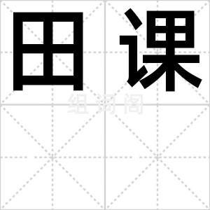 田课