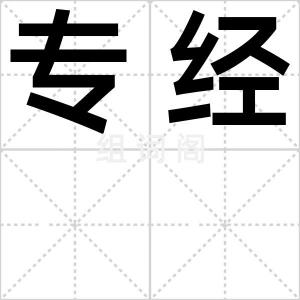 专经