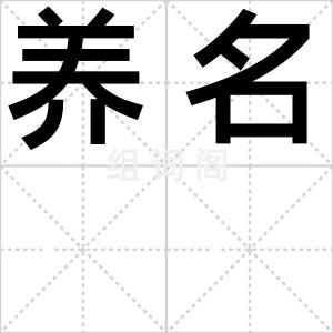养名