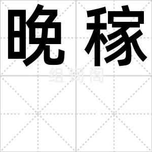 晚稼