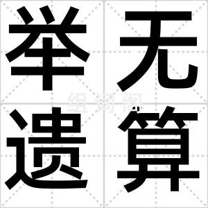 举无遗算