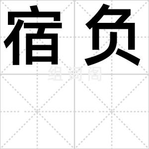 宿负