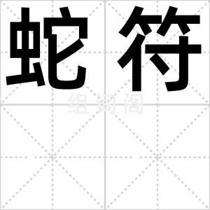 蛇符