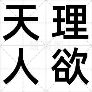 天理人欲