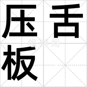 压舌板