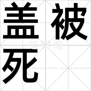 盖被死