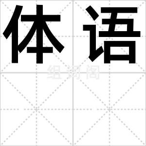 体语