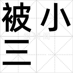 被小三