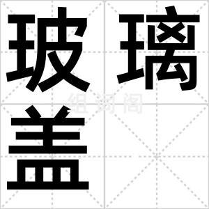 玻璃盖