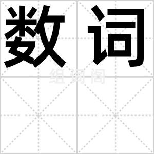 数词