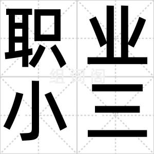 职业小三