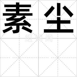 素尘