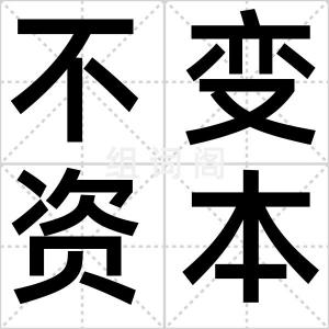不变资本