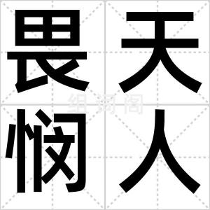 畏天悯人