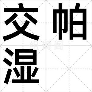 交帕湿
