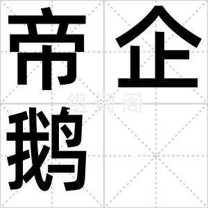 帝企鹅