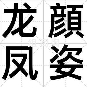 龙顔凤姿