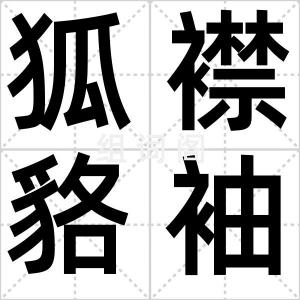 狐襟貉袖