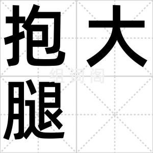抱大腿