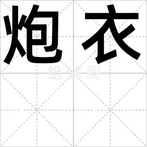 炮衣