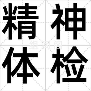 精神体检