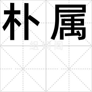 朴属