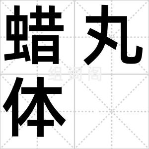 蜡丸体