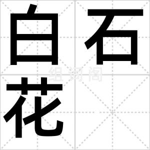 白石花