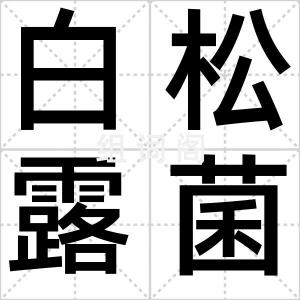 白松露菌
