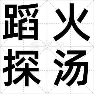蹈火探汤