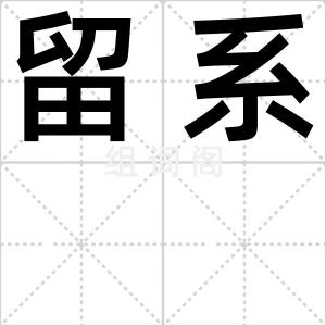 留系