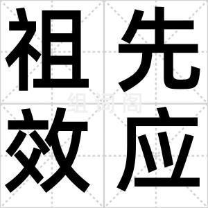 祖先效应