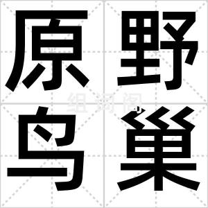 原野鸟巢