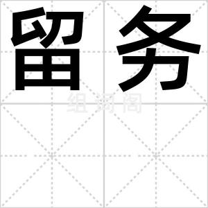 留务