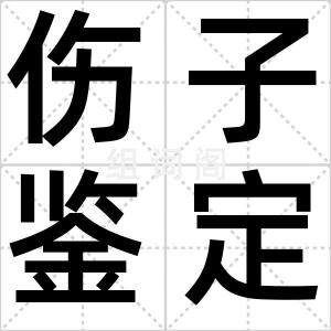 伤子鉴定