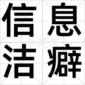 信息洁癖