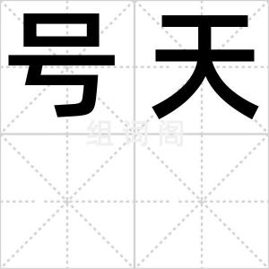 号天