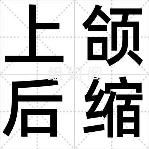 上颌后缩