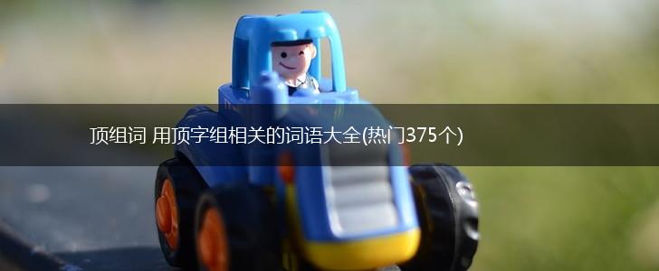 顶组词 用顶字组相关的词语大全(热门375个),第1张