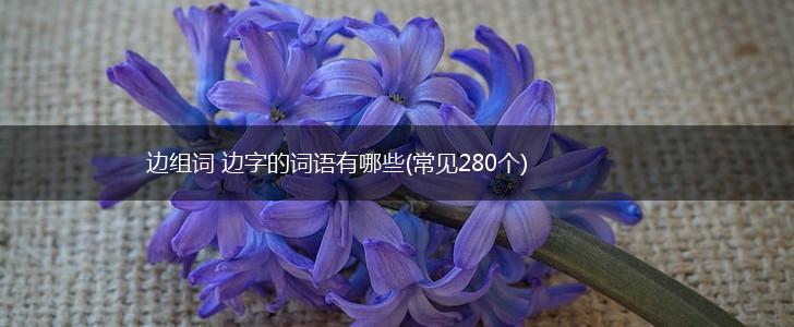 边组词 边字的词语有哪些(常见280个),第1张